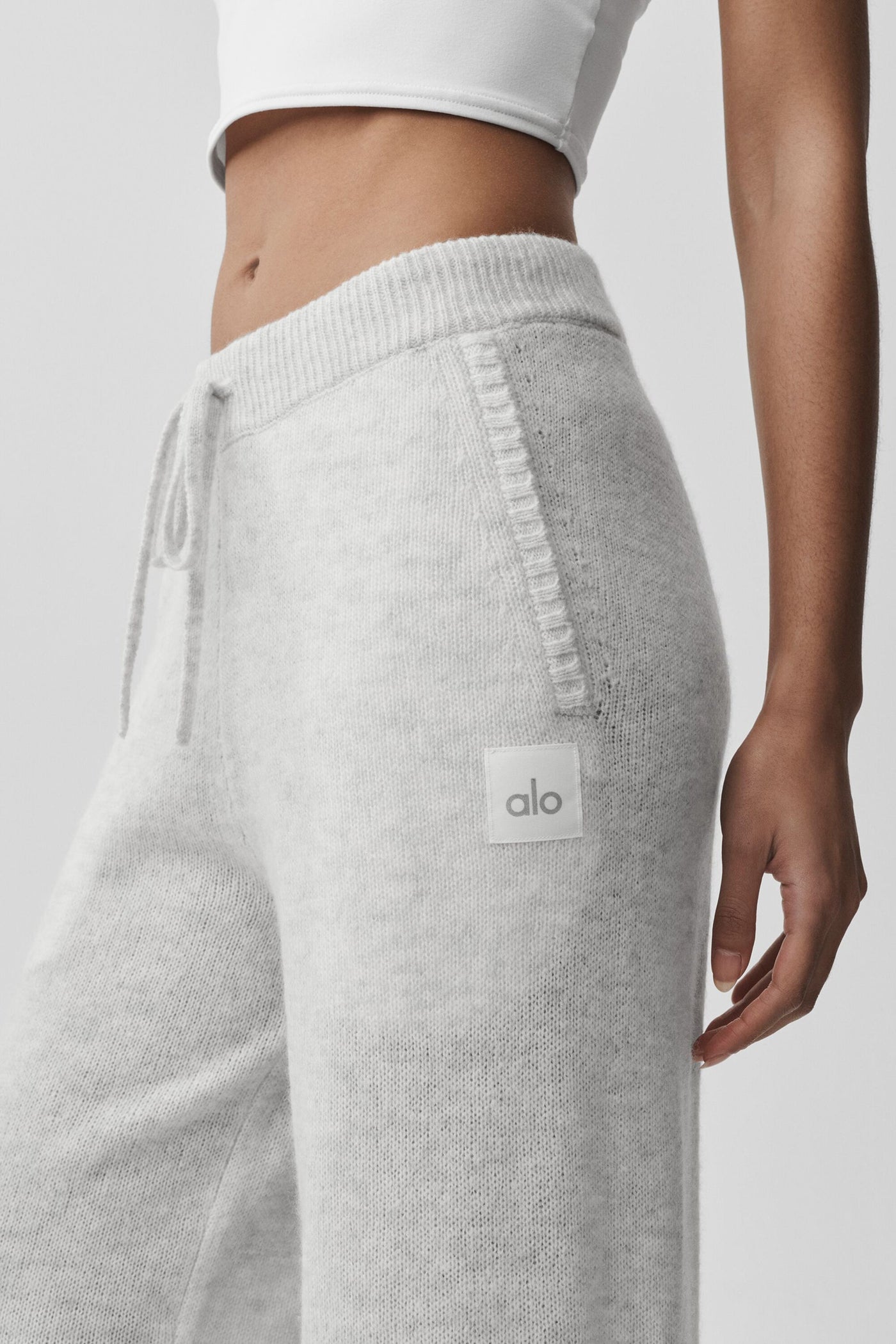 Pantalon De Survêtement En Laine Et Cachemire New Class - White Heather