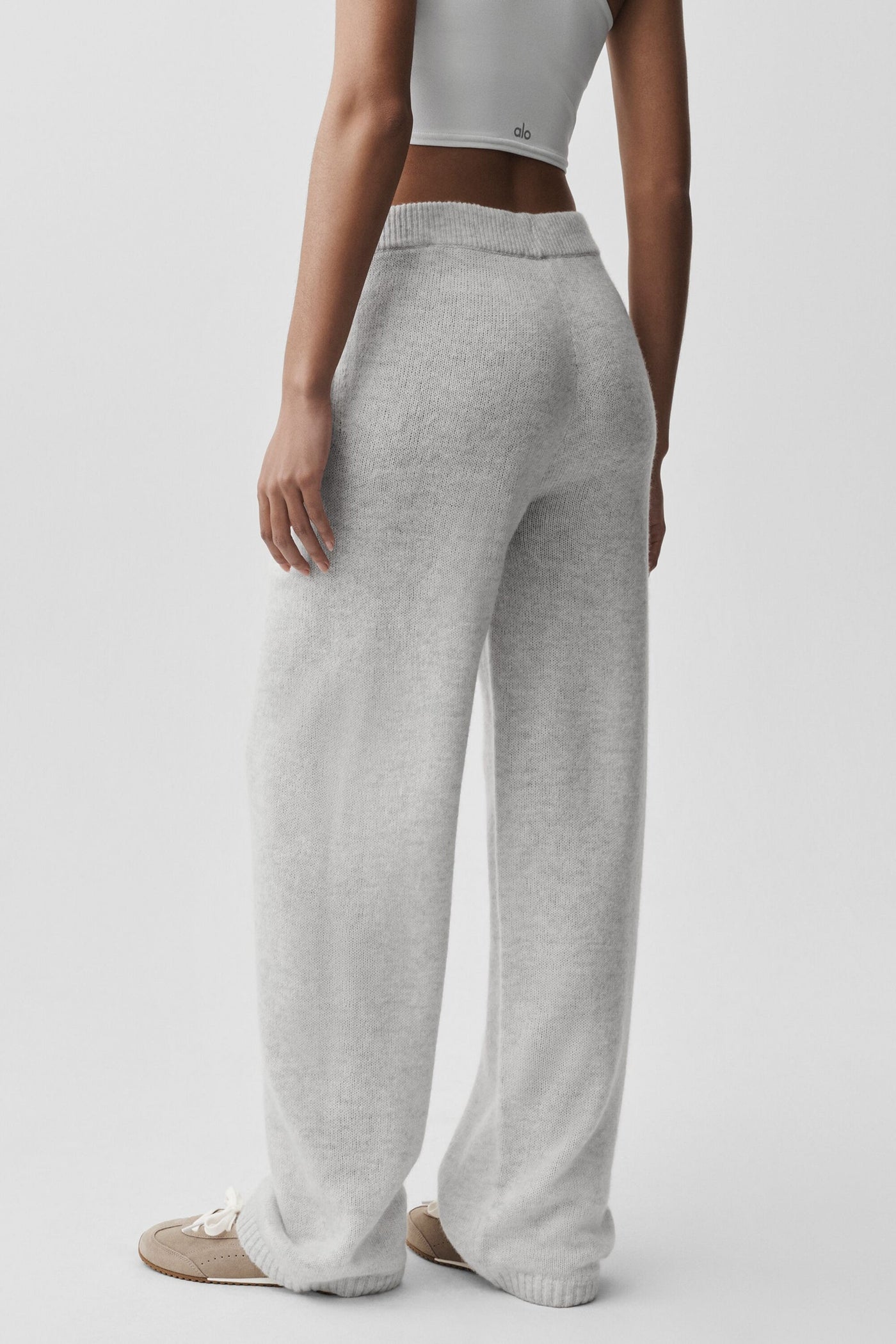 Pantalon De Survêtement En Laine Et Cachemire New Class - White Heather