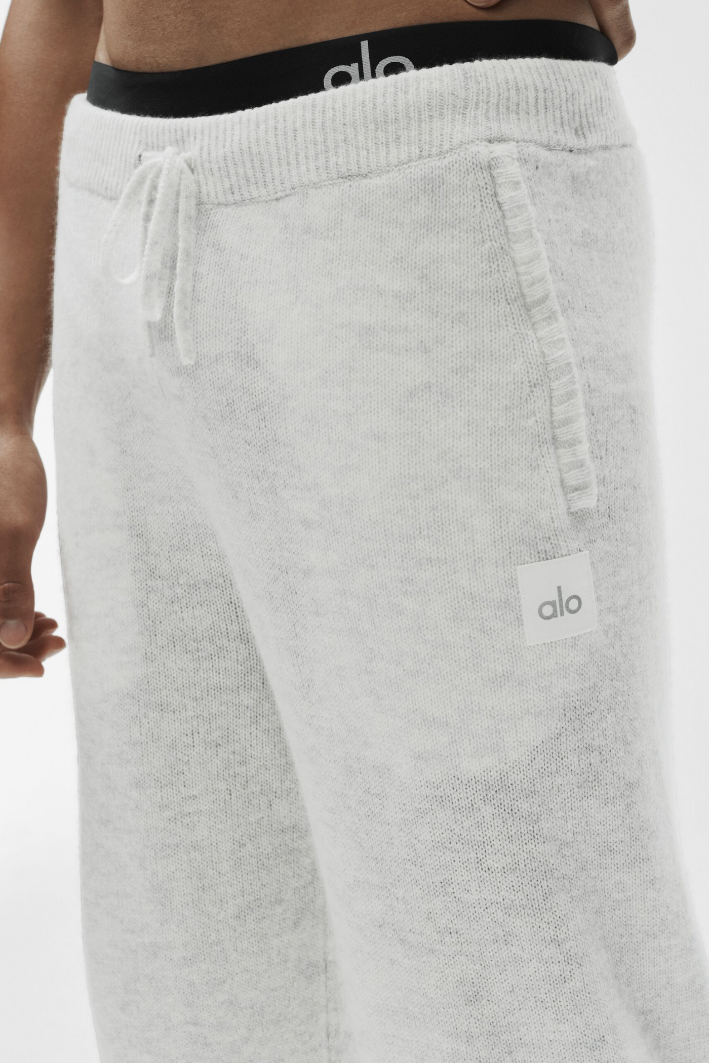 Pantalon De Survêtement En Laine Et Cachemire New Class - White Heather