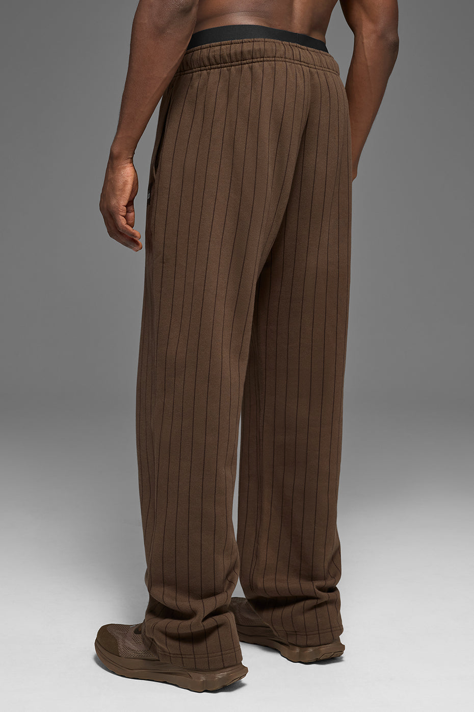 Pantalon De Survêtement Coupe Droite Pinstripe - Espresso Pinstripe