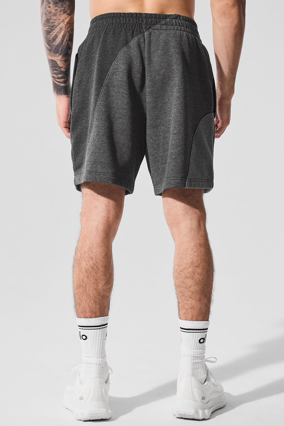 Short Make Waves 7" - Gris chiné foncé ton sur ton