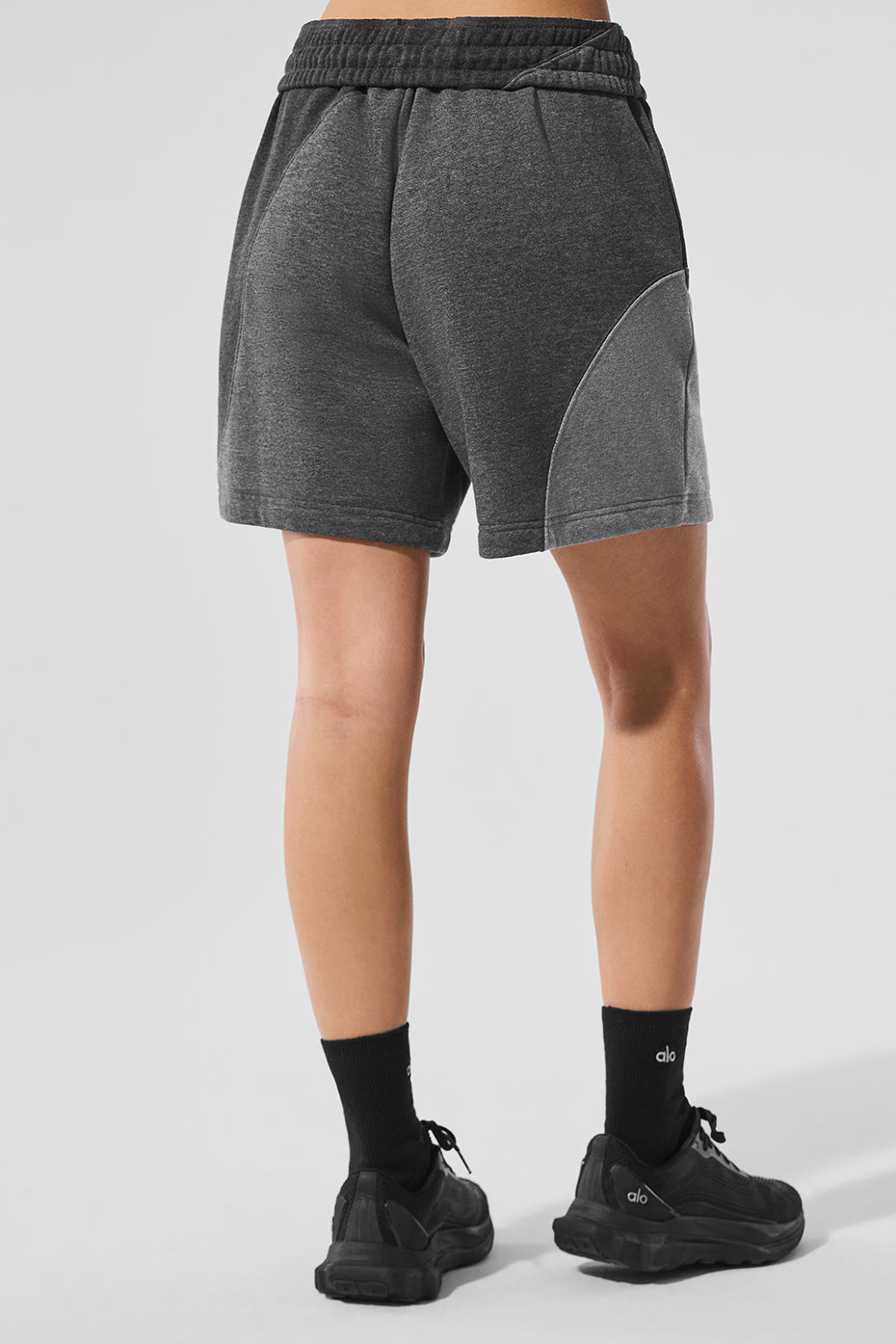 Short Make Waves 7" - Gris chiné foncé ton sur ton