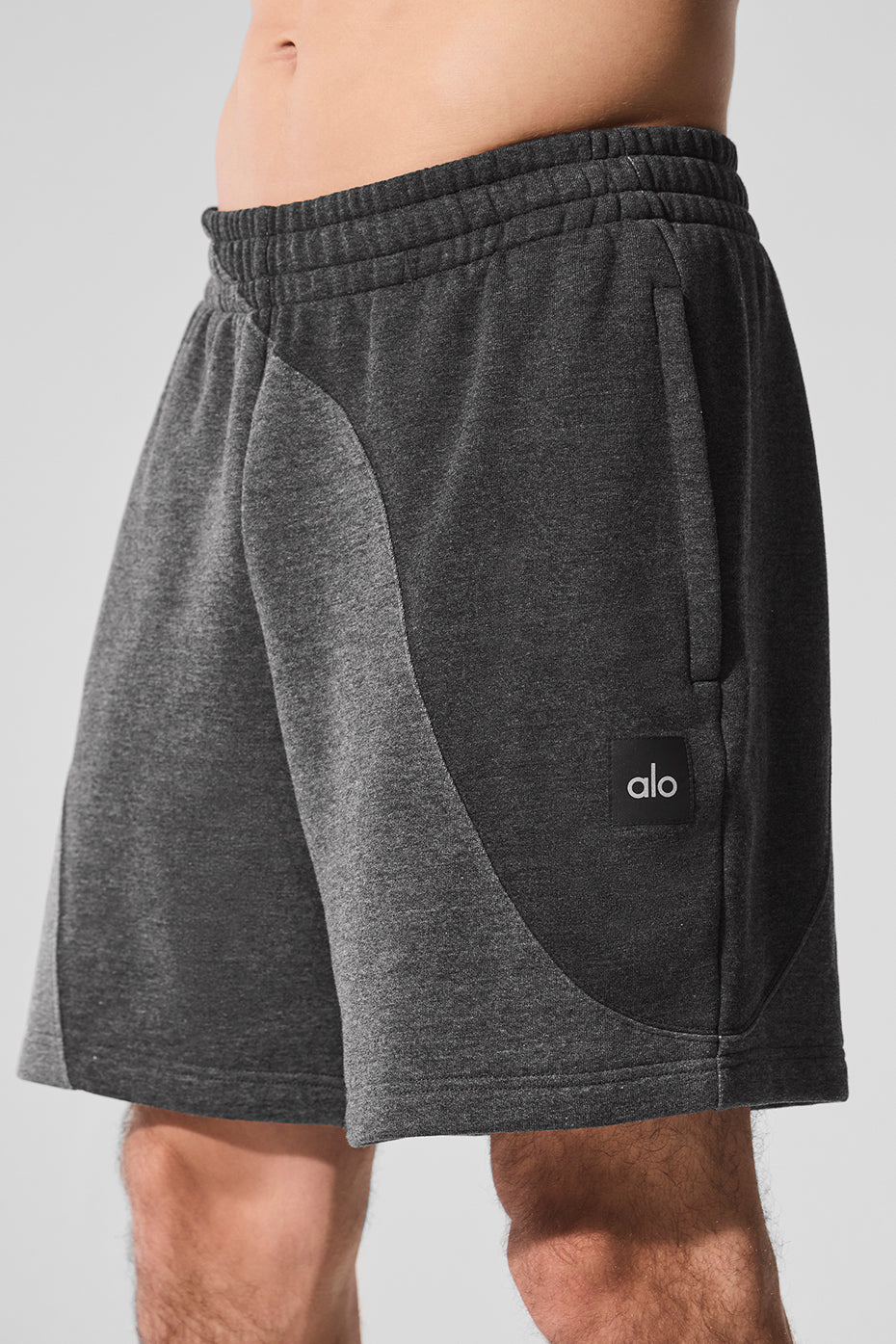 Short Make Waves 7" - Gris chiné foncé ton sur ton