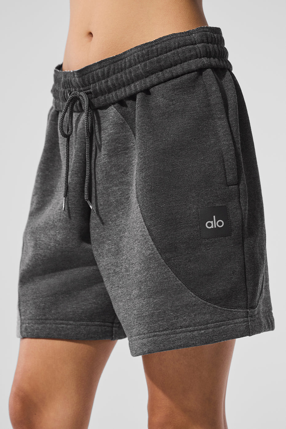 Short Make Waves 7" - Gris chiné foncé ton sur ton