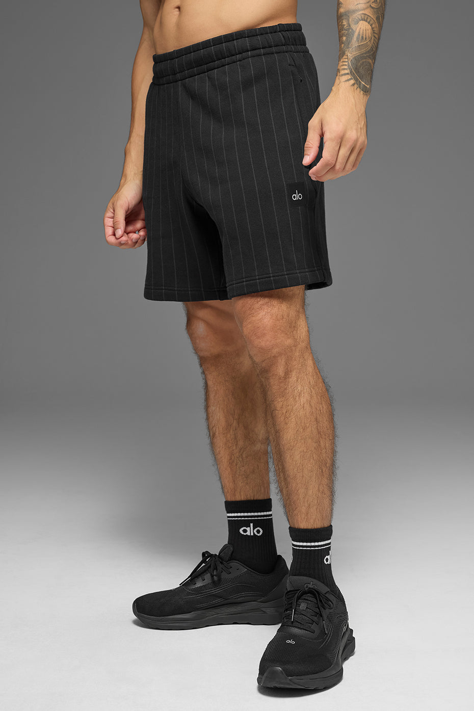 Short 7" Pinstripe - Noir Pinstripe
