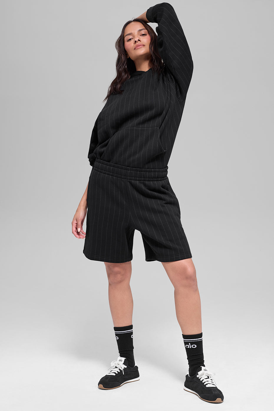 Short 7" Pinstripe - Noir Pinstripe