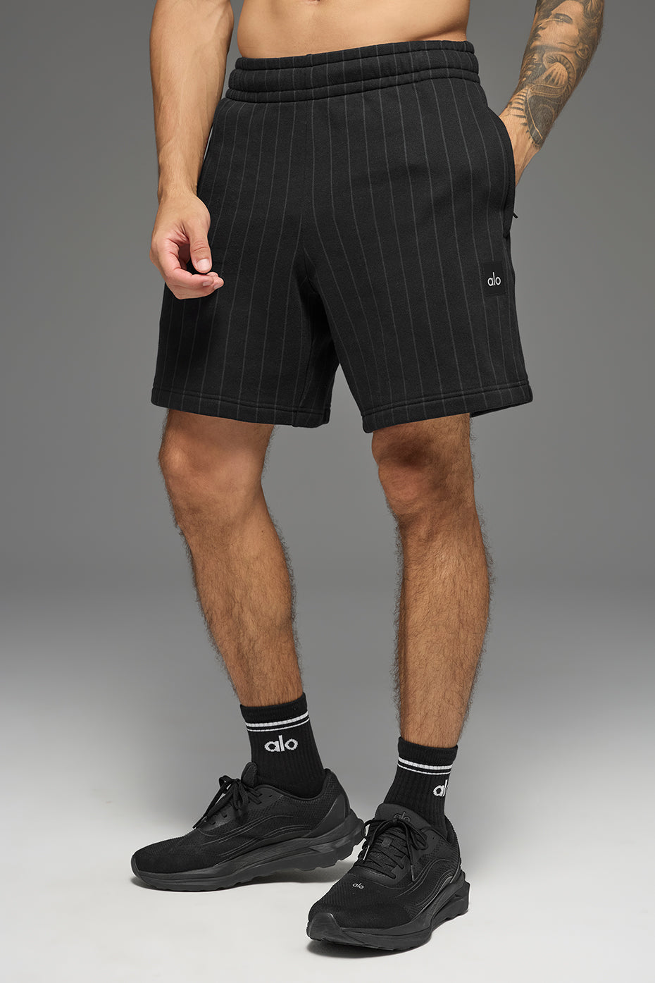 Short 7" Pinstripe - Noir Pinstripe