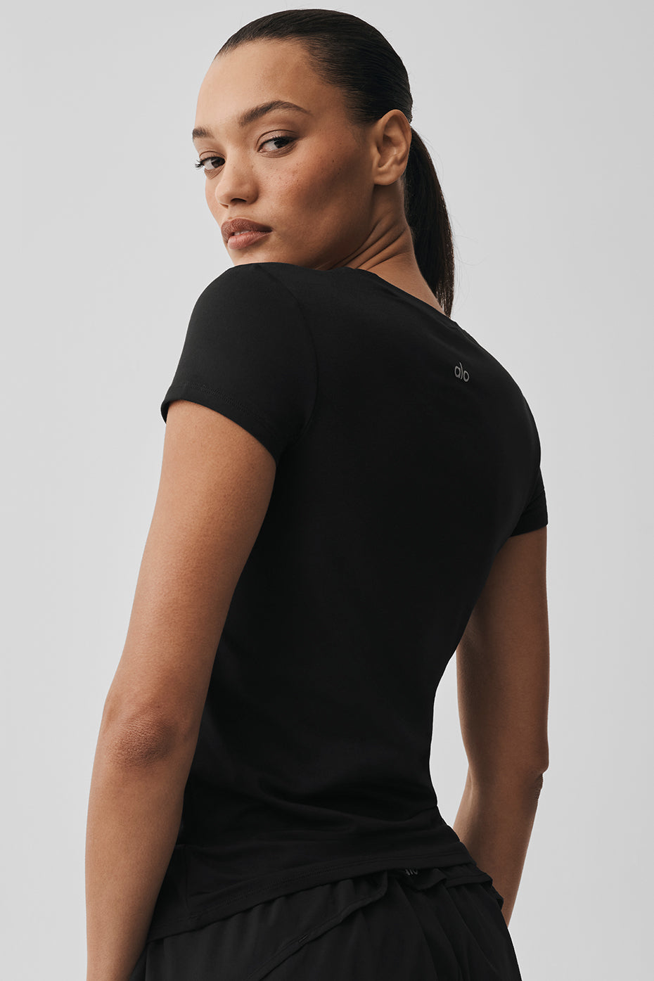 T-Shirt Alosoft Finesse - Noir