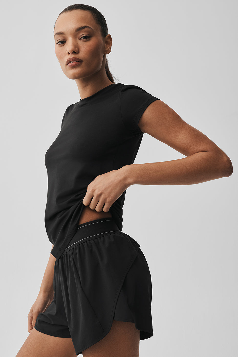 T-Shirt Alosoft Finesse - Noir