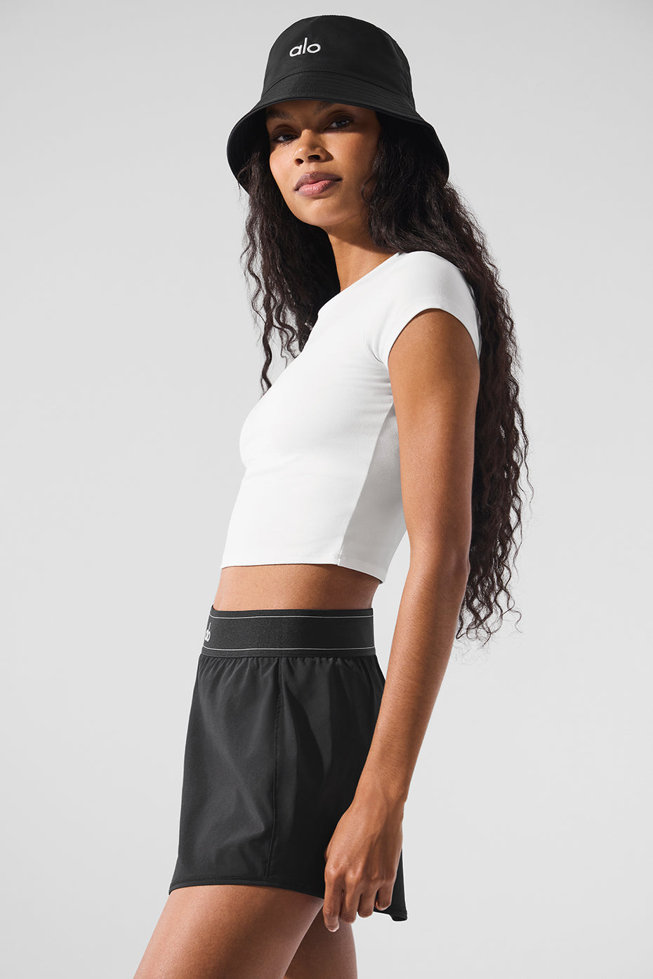 Haut Court Manches Courtes Alosoft Finesse - Blanc