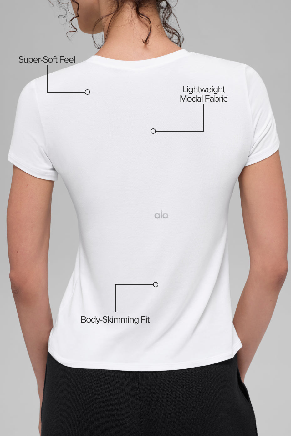 T-Shirt Manches Courtes All Day - Blanc