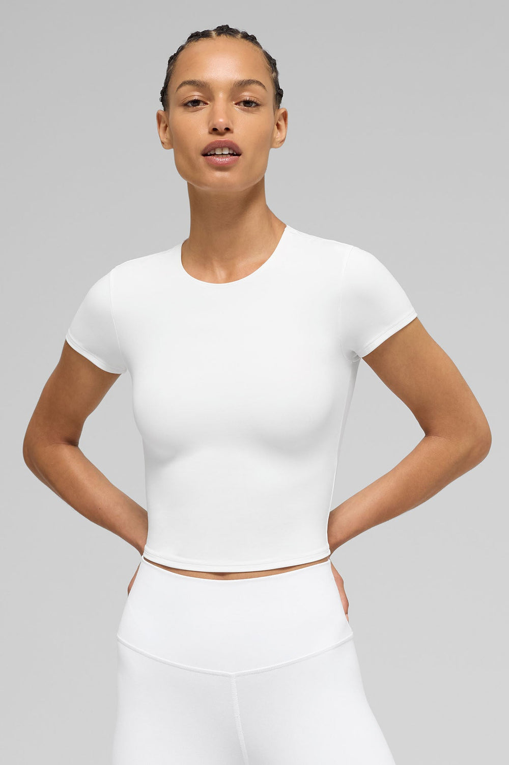 Haut Manches Courtes ALO Softsculpt Precision - Blanc