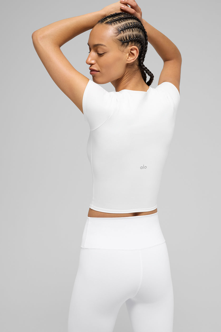 Haut Manches Courtes ALO Softsculpt Precision - Blanc