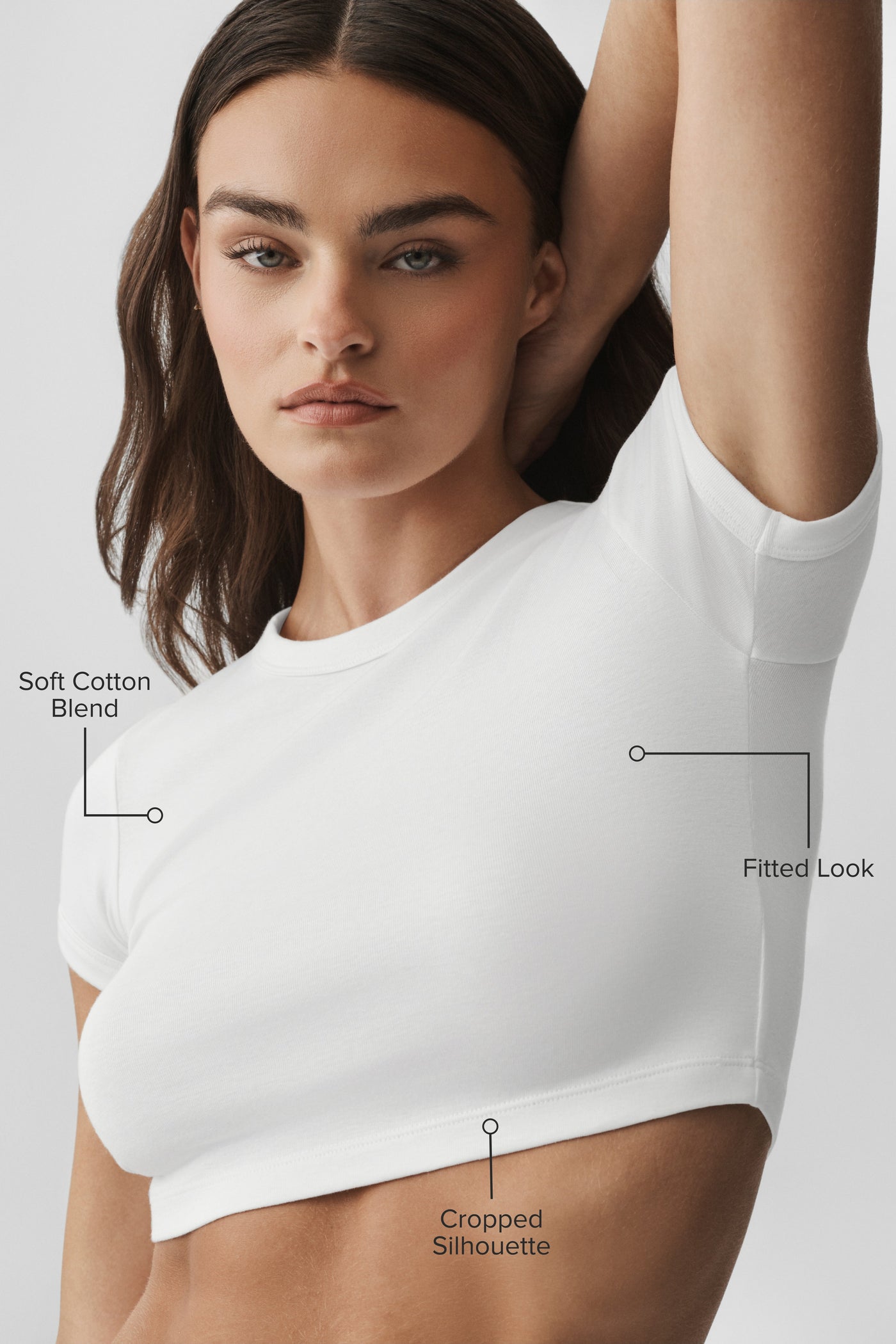 T-Shirt Court Timeless - Blanc