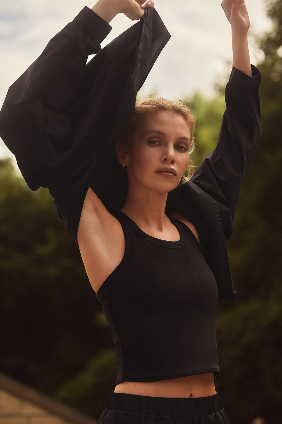 Débardeur Côtelé Goddess Go-To - Noir