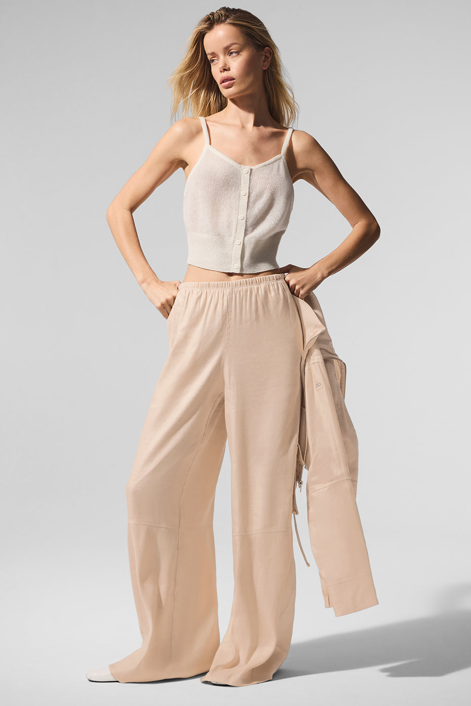 Débardeur En Cachemire Sheer - Ivory