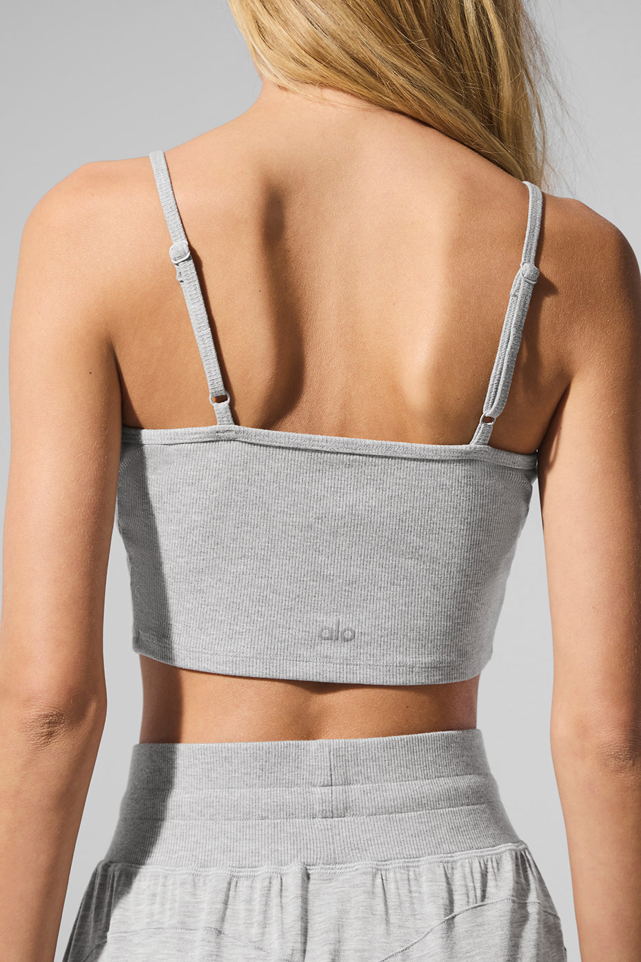 Débardeur Côtelé Delicate Lounge - Athletic Heather Grey