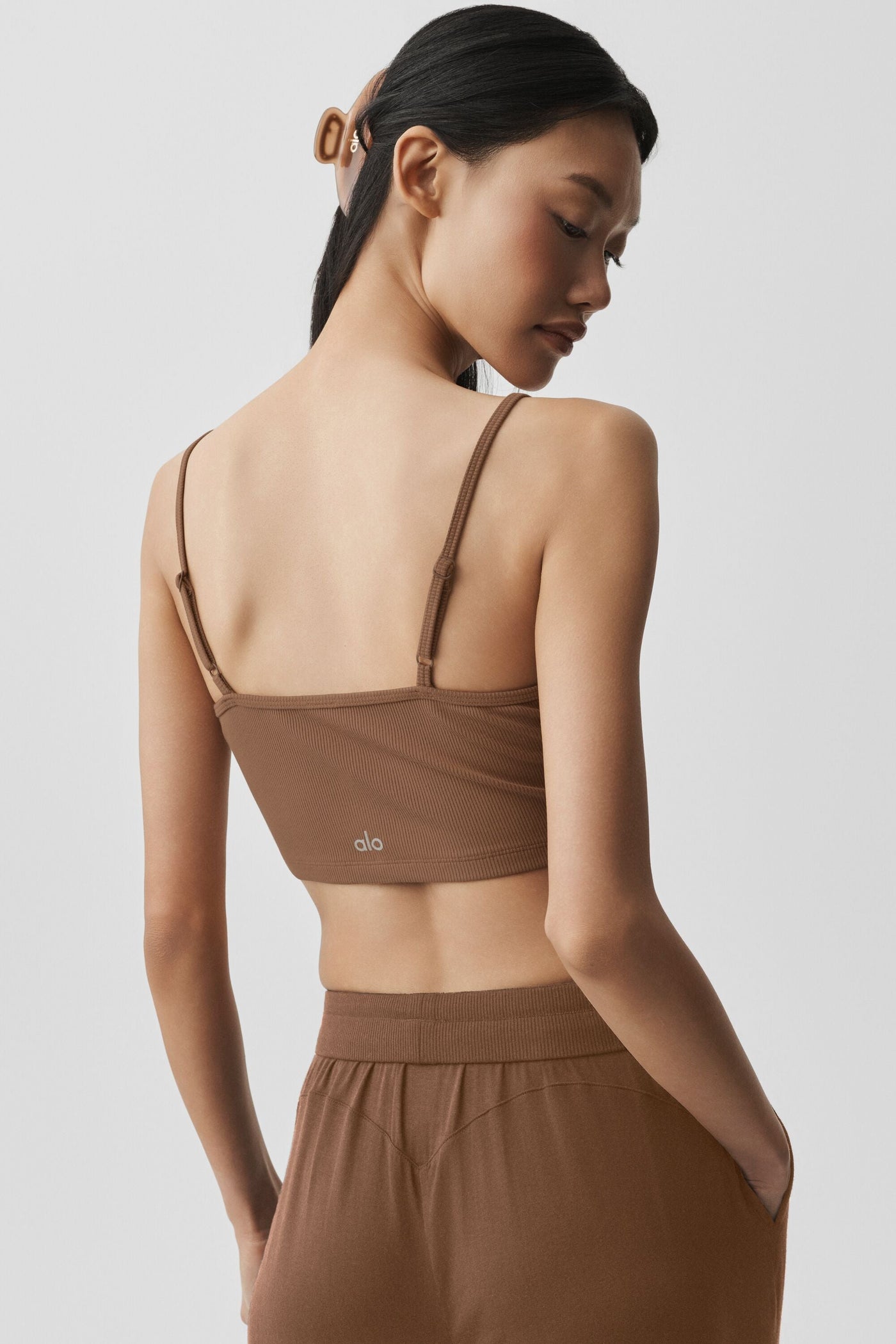 Débardeur Côtelé Delicate Lounge - Sun Kissed Brown