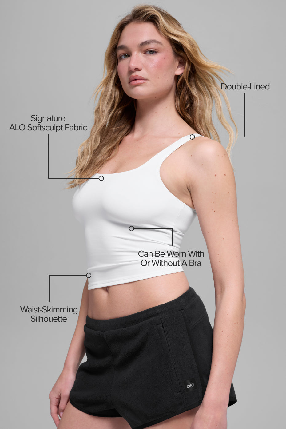 Débardeur ALO Softsculpt Precision - Blanc