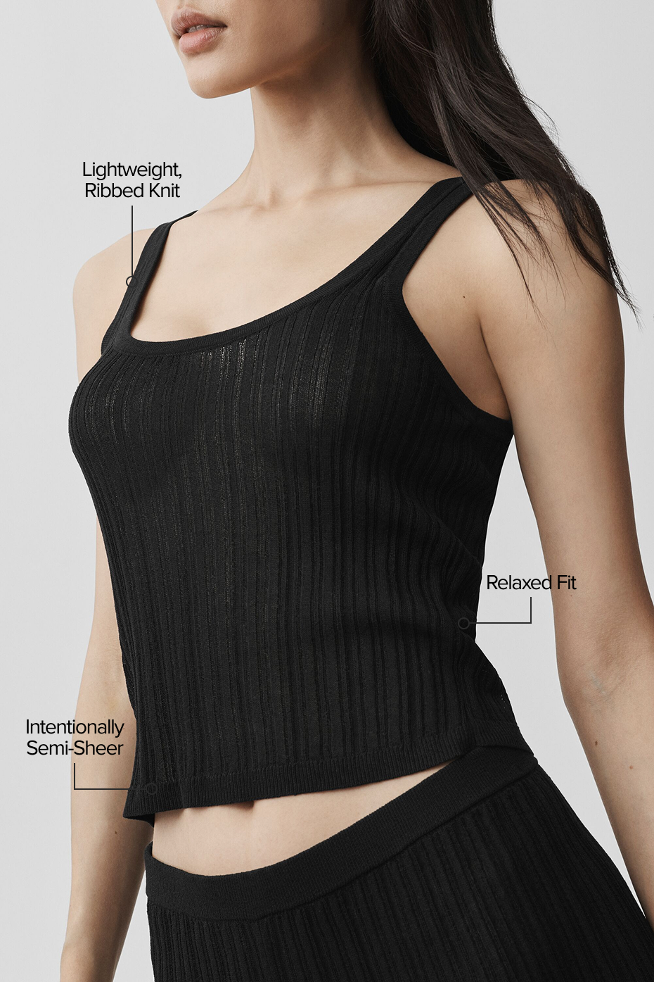 Débardeur Sunlit Sweater - Noir