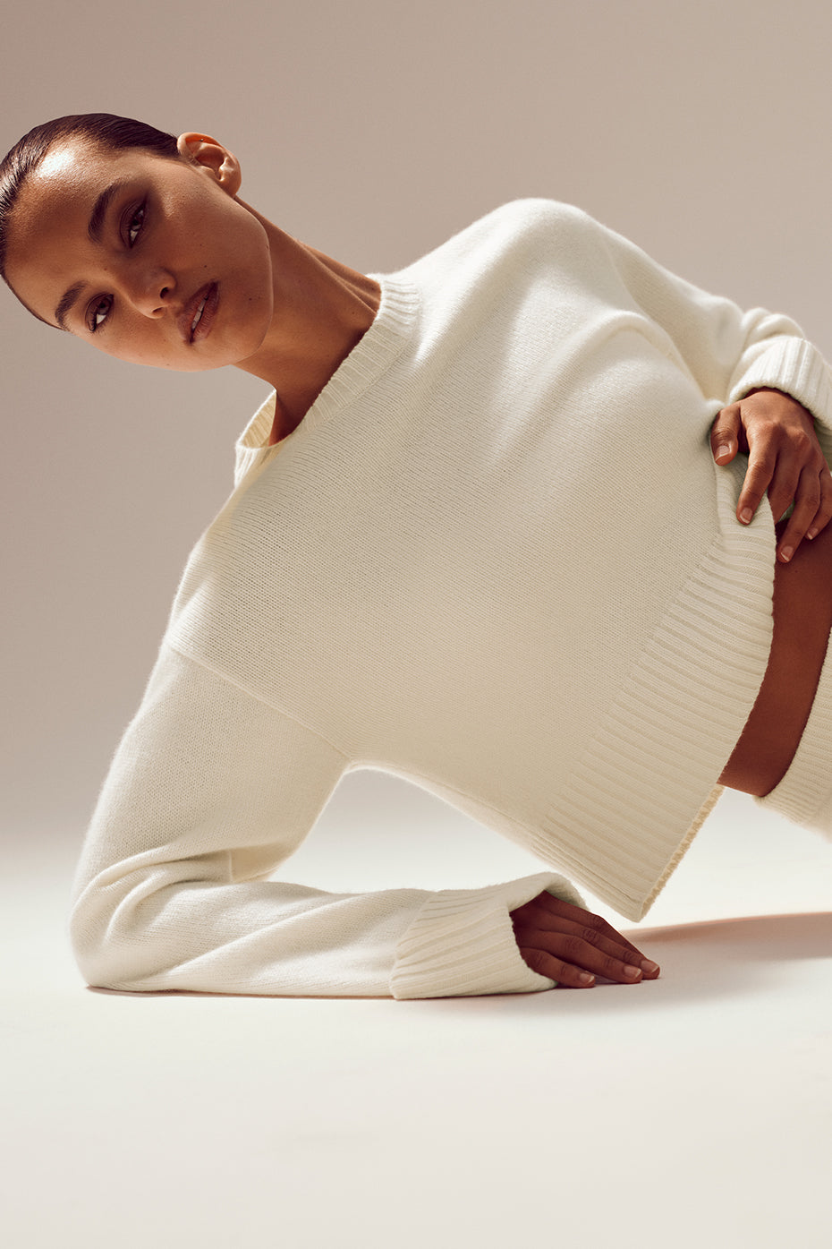 Pull En Cachemire Embrace - Ivory