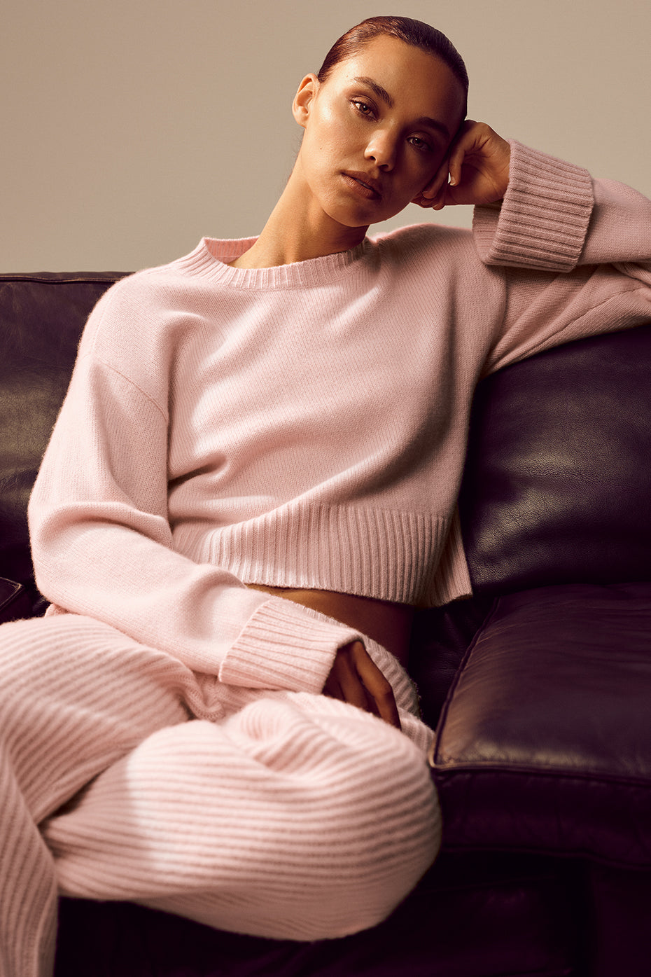 Pull En Cachemire Embrace - Frosted Pink