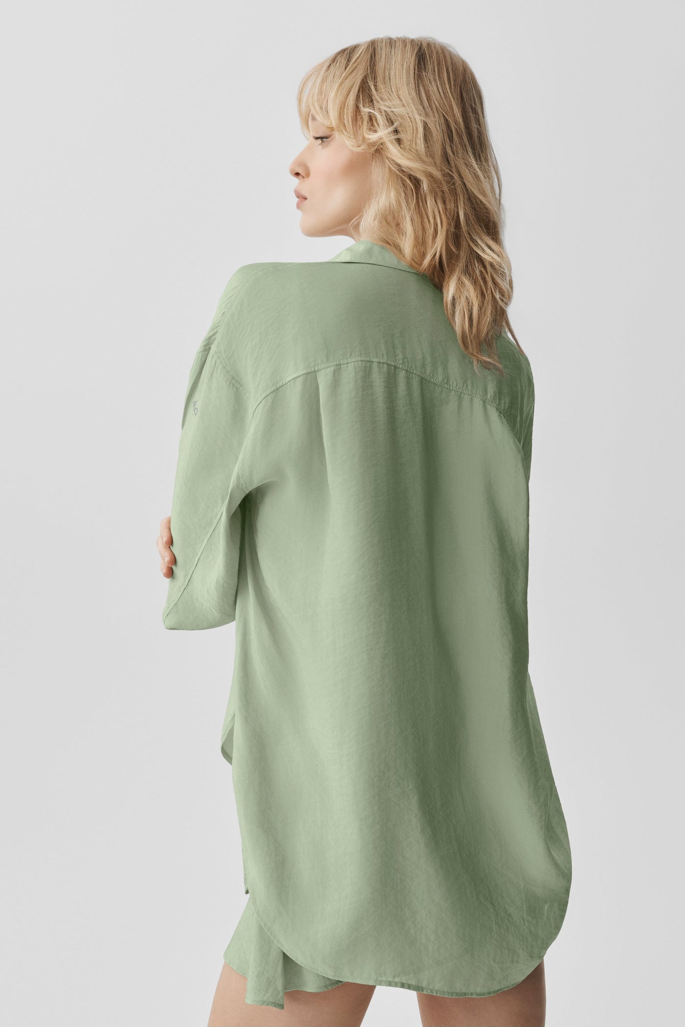 Chemise Manches Longues Semi-Transparente Golden Hour - Dune Grass