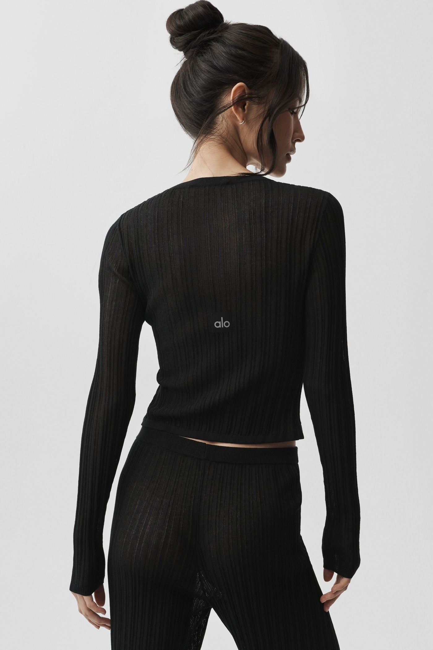 Cardigan Sunlit Sweater - Noir