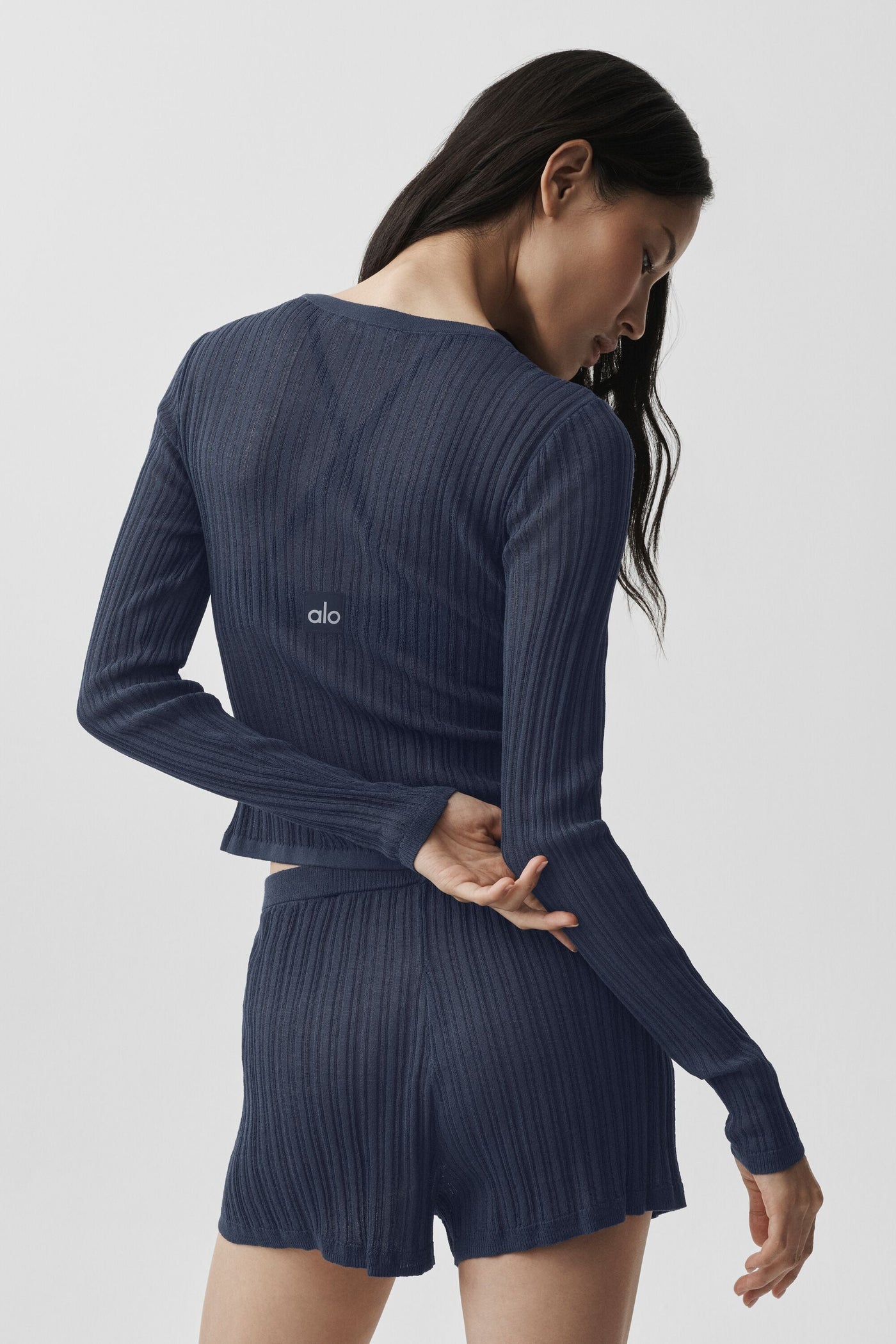 Cardigan Sunlit Sweater - Navy
