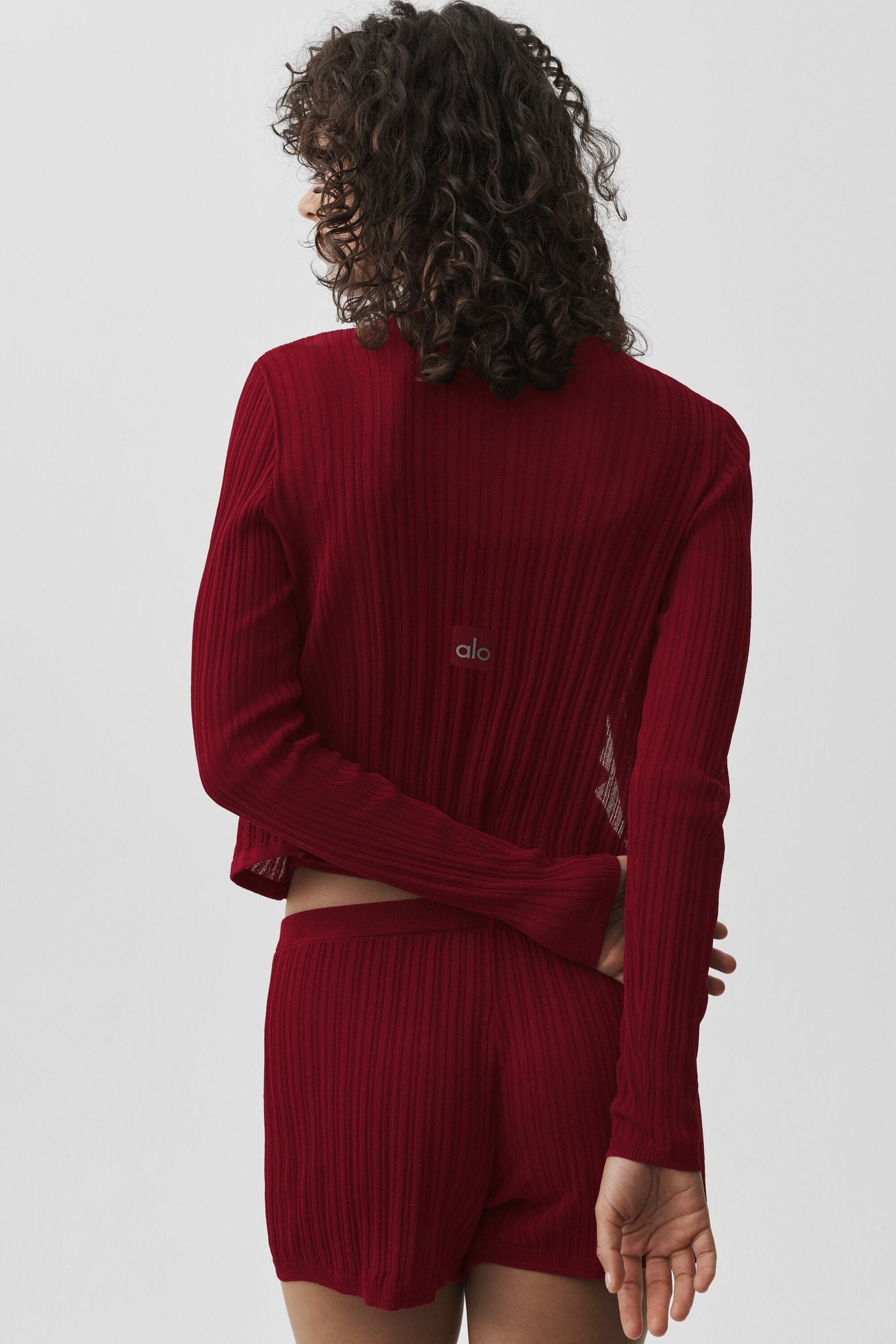 Cardigan Sunlit Sweater - Summer Romance Red