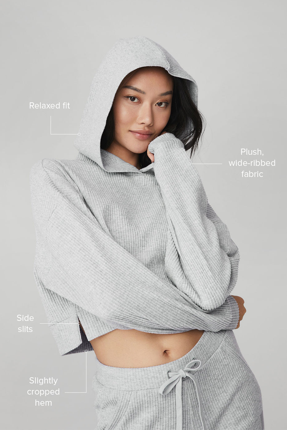 Sweat à Capuche Muse - Athletic Heather Grey