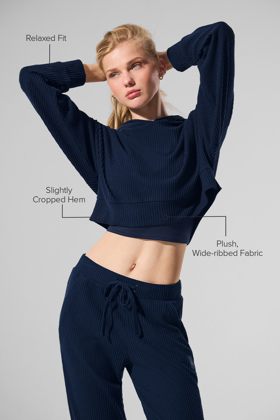 Sweat à Capuche Muse - Navy