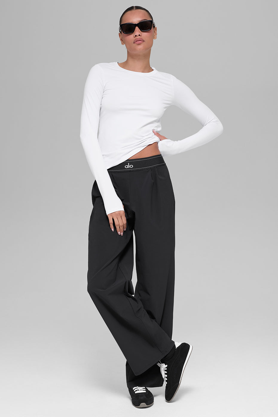 Haut Manches Longues Alosoft Finesse - Blanc