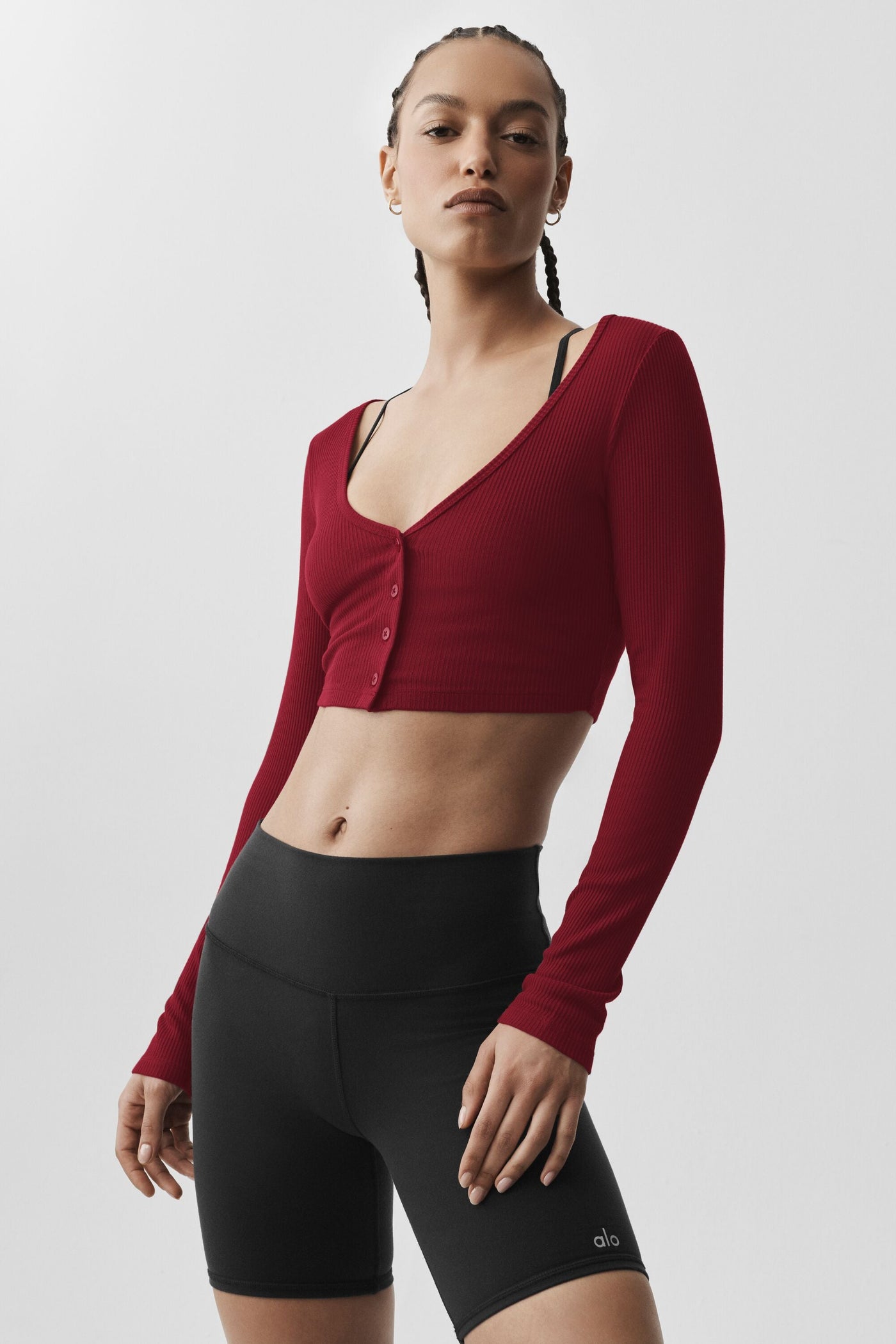 Cardigan Court Côtelé Whisper - Summer Romance Red