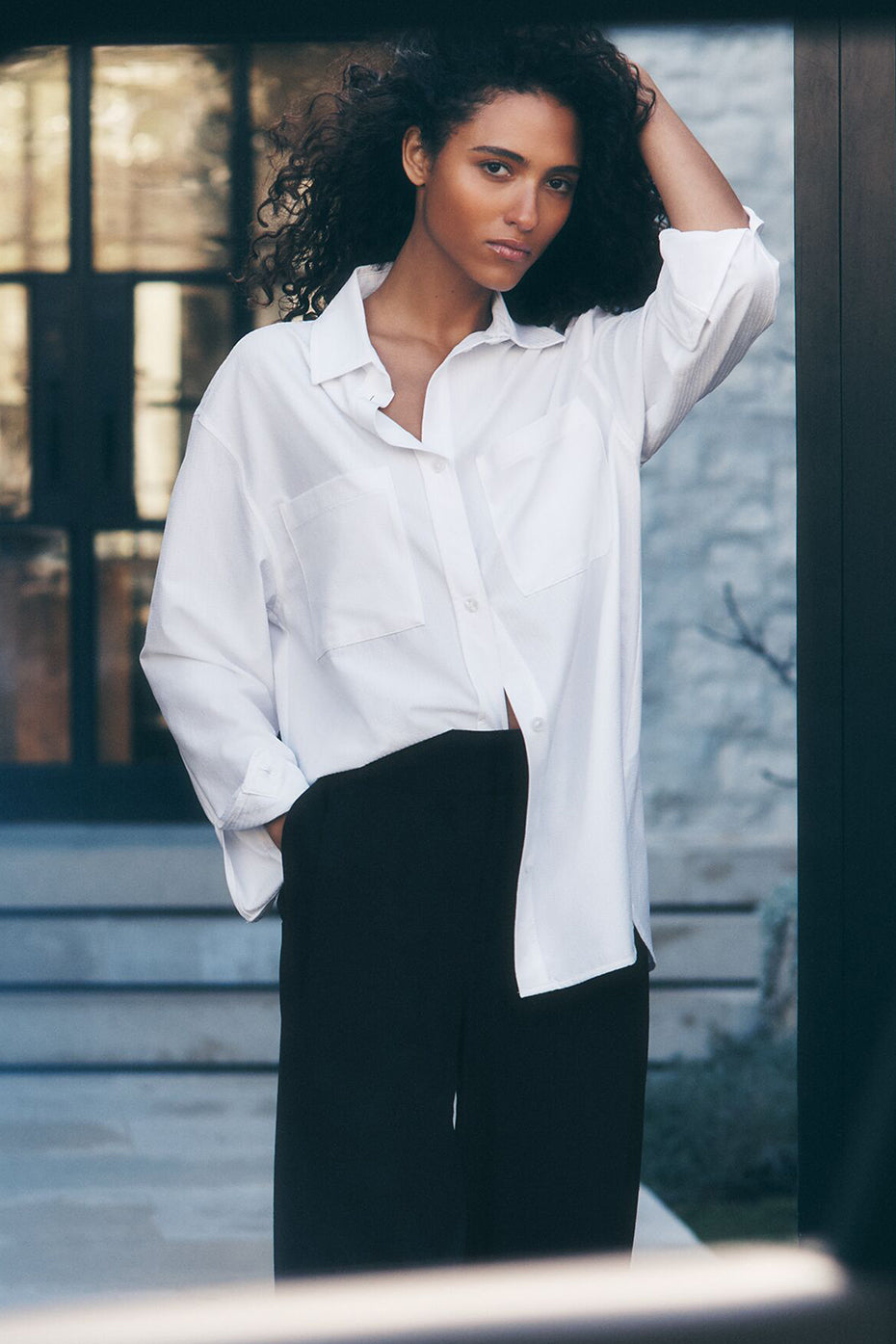 Chemise Manches Longues Dreamscape - Blanc