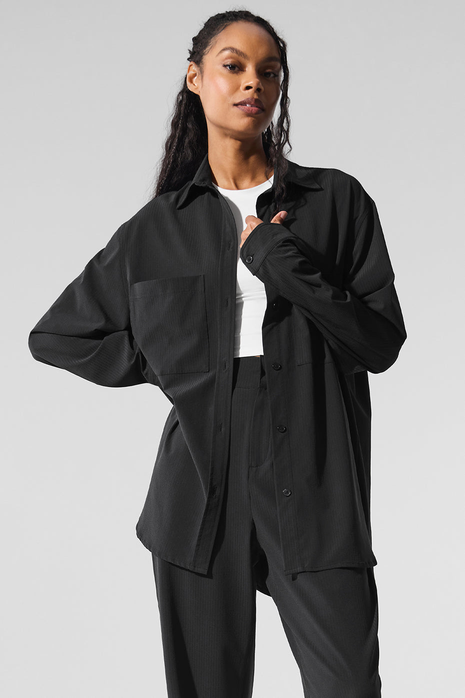 Chemise Manches Longues Dreamscape - Noir