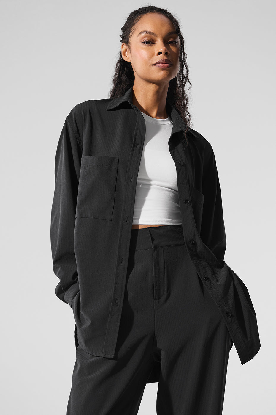 Chemise Manches Longues Dreamscape - Noir