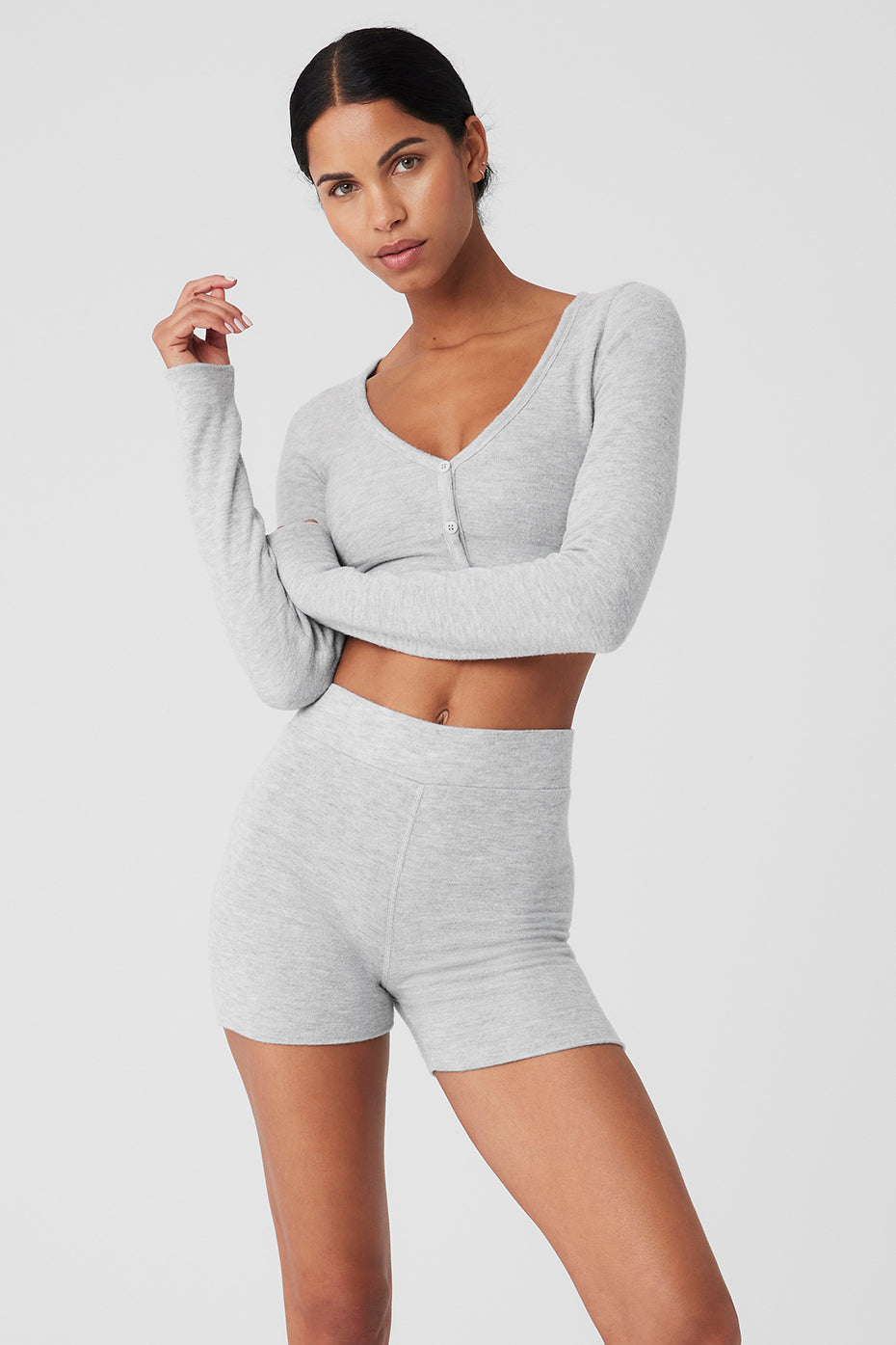 Cardigan Court Alolux Me Time - Athletic Heather Grey
