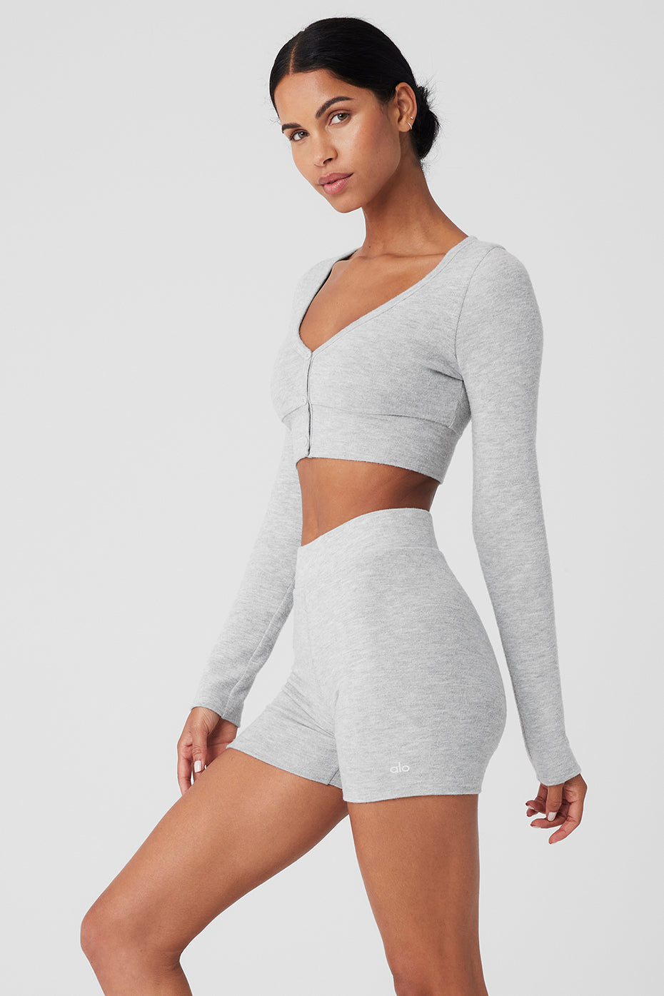 Cardigan Court Alolux Me Time - Athletic Heather Grey
