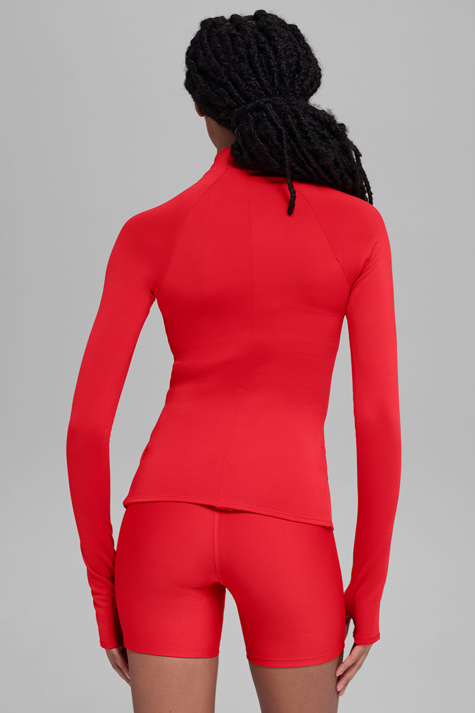 Airlift Winter Warm 1/4 Zip Long Sleeve - Rouge vif
