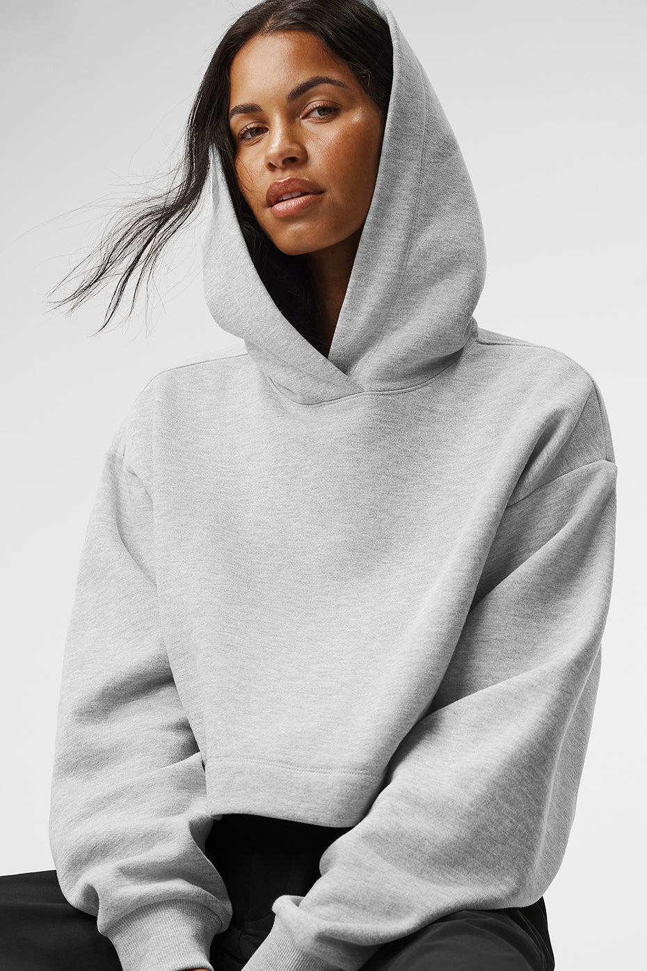 Sweat À Capuche Bae - Athletic Heather Grey