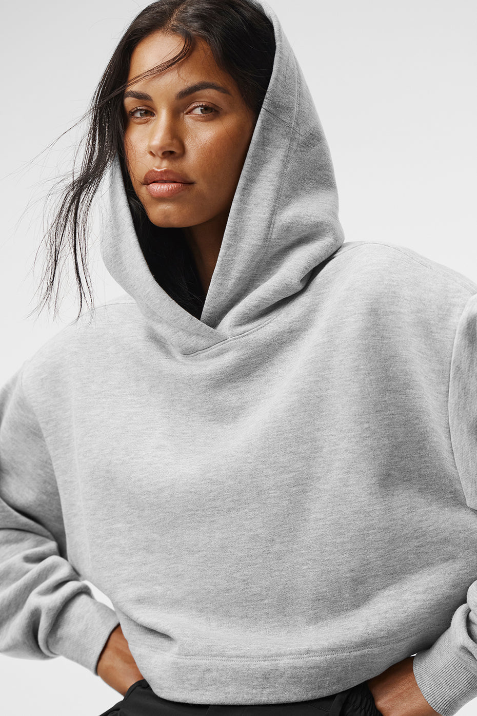 Sweat À Capuche Bae - Athletic Heather Grey