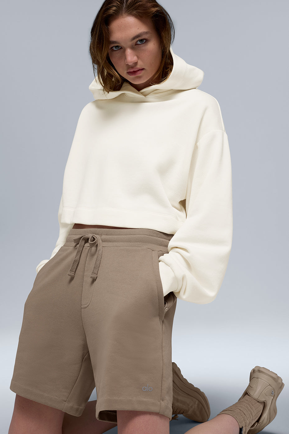 Sweat À Capuche Bae - Ivory