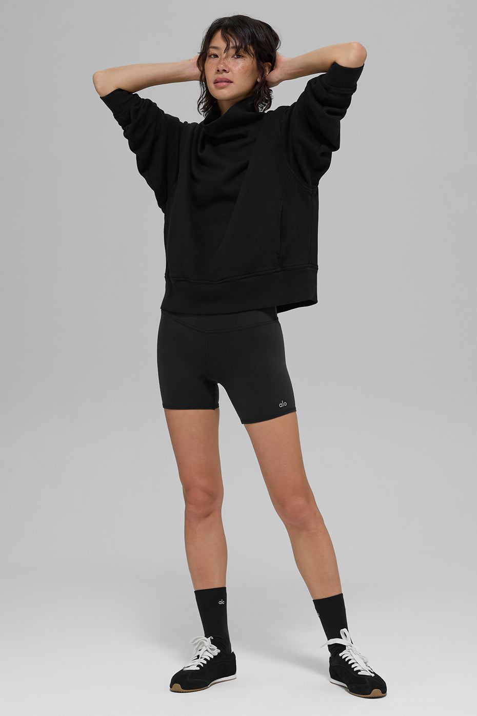 Pull Col Montant Hazy - Noir