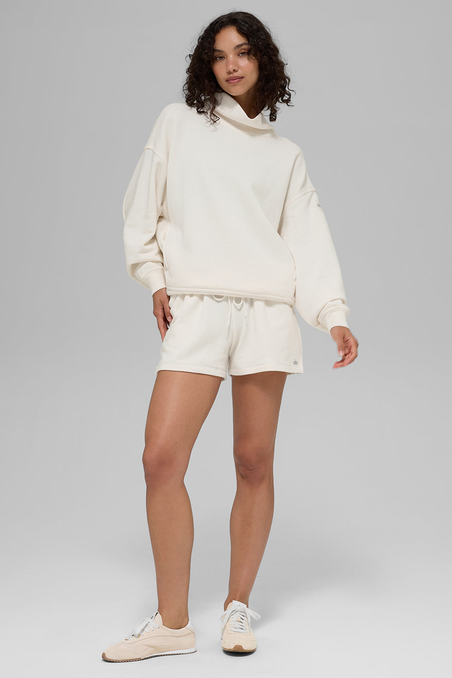Pull Col Montant Hazy - Ivory