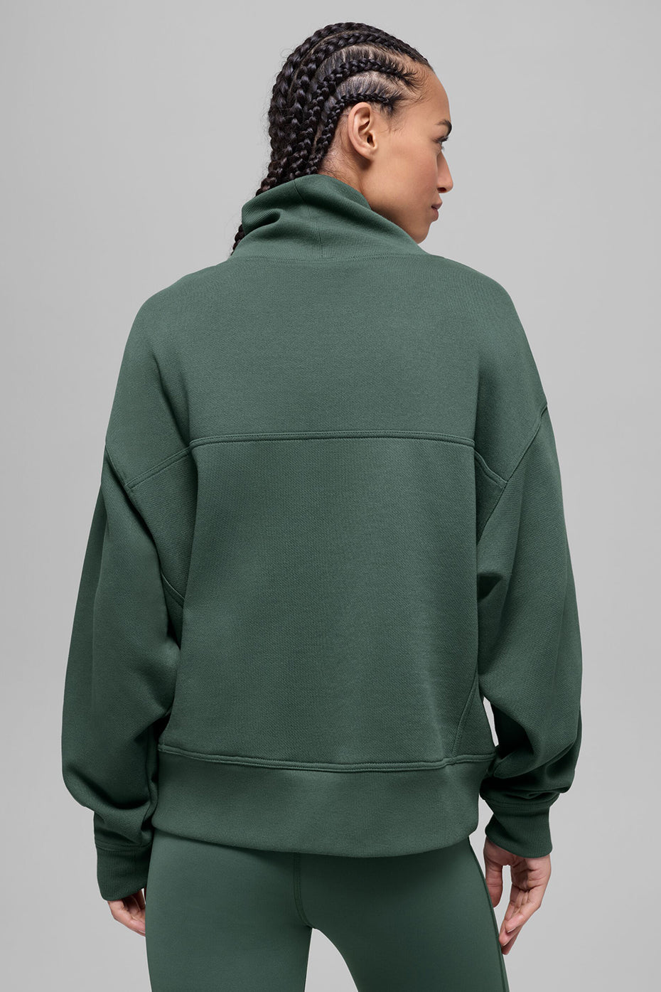 Pull Col Montant Hazy - Clover Green