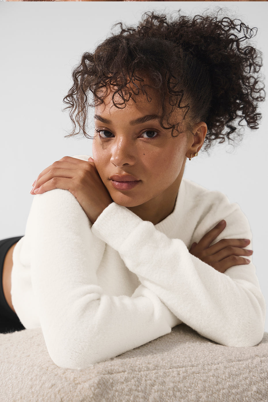 Cardigan Court Sweat Snuggle Up - Ivory