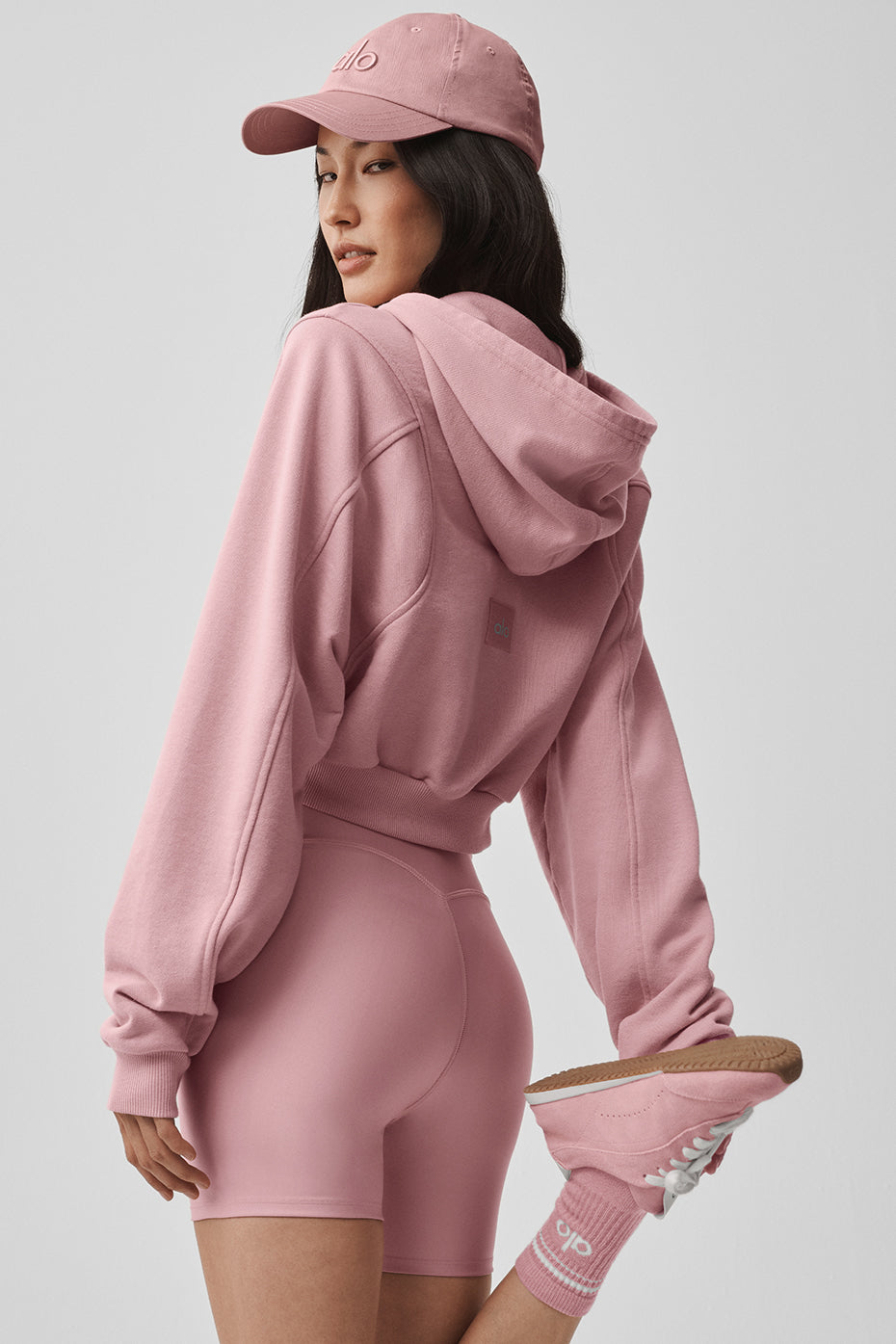 Sweat À Capuche Zippé Sweet Escape - Vintage Pink