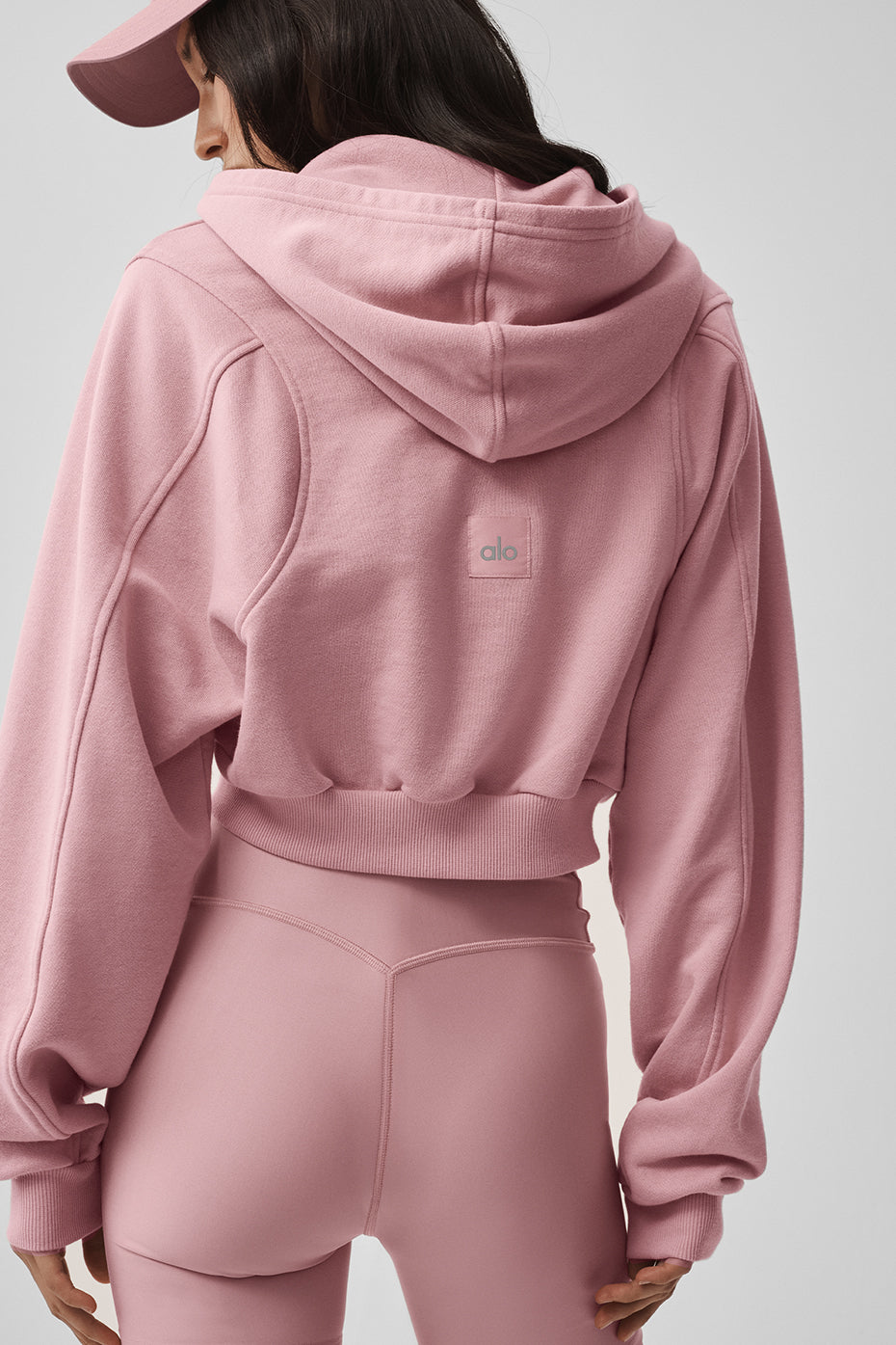 Sweat À Capuche Zippé Sweet Escape - Vintage Pink