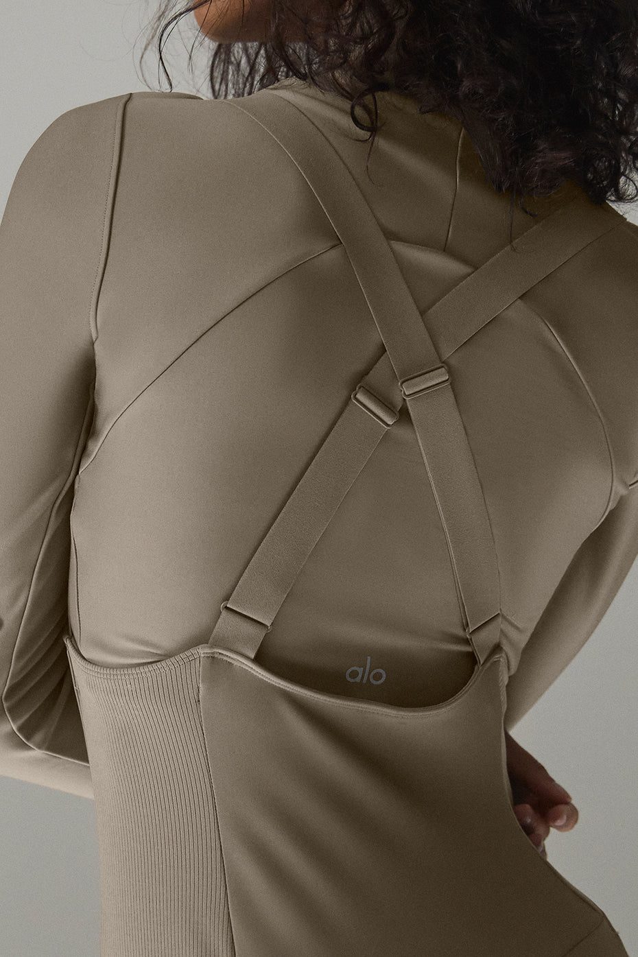 Haut Manches Longues En Maille Filet Airlift Winter Warm Ski Time - Light Cocoa